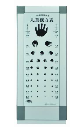 上海躍進(jìn)5M手掌型標(biāo)準(zhǔn)對(duì)數(shù)視力燈箱SLD-II-5M
